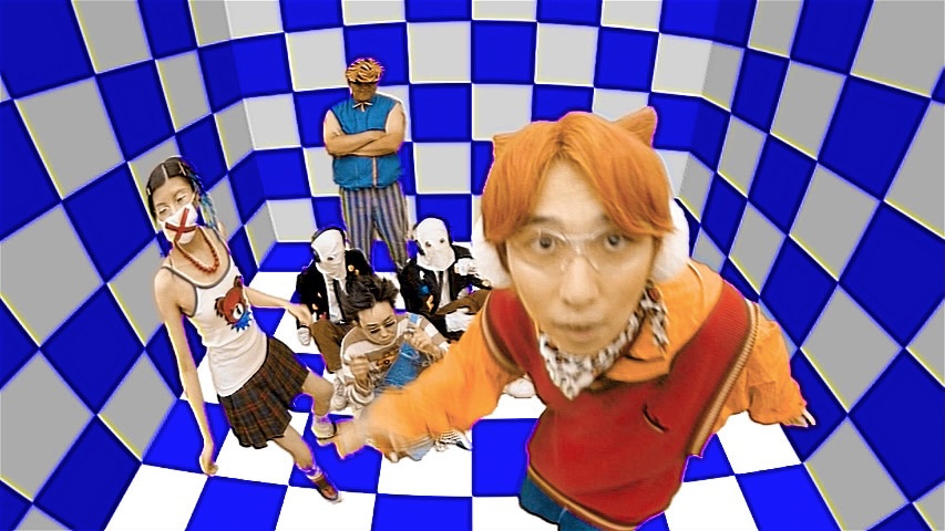 Mega Shinnosuke「お洒落すぎてどうしよう」ミュージックビデオより。