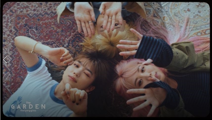 the peggies「The GARDEN」ティザー映像より。