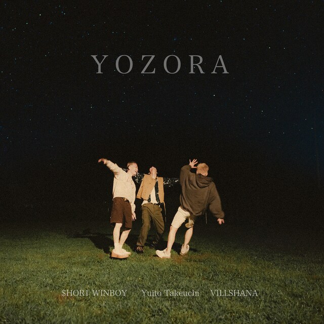 竹内唯人「YOZORA（feat. VILLSHANA & $HOR1 WINBOY）」配信ジャケット