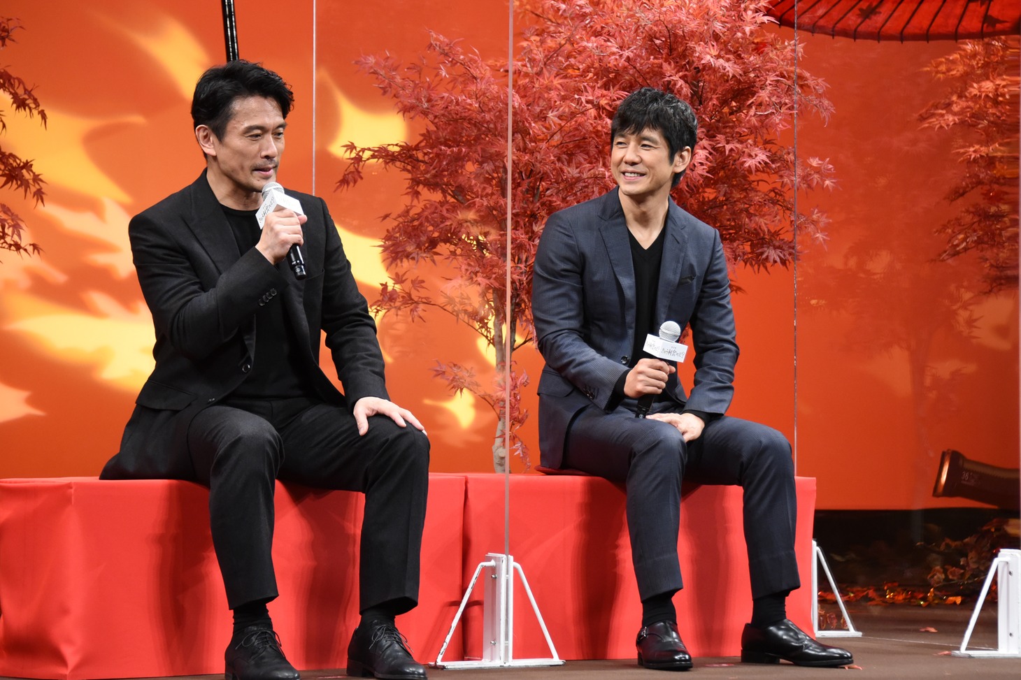 内野聖陽と西島秀俊。