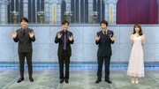 ネプチューンと鈴木唯アナウンサー。(c)フジテレビ