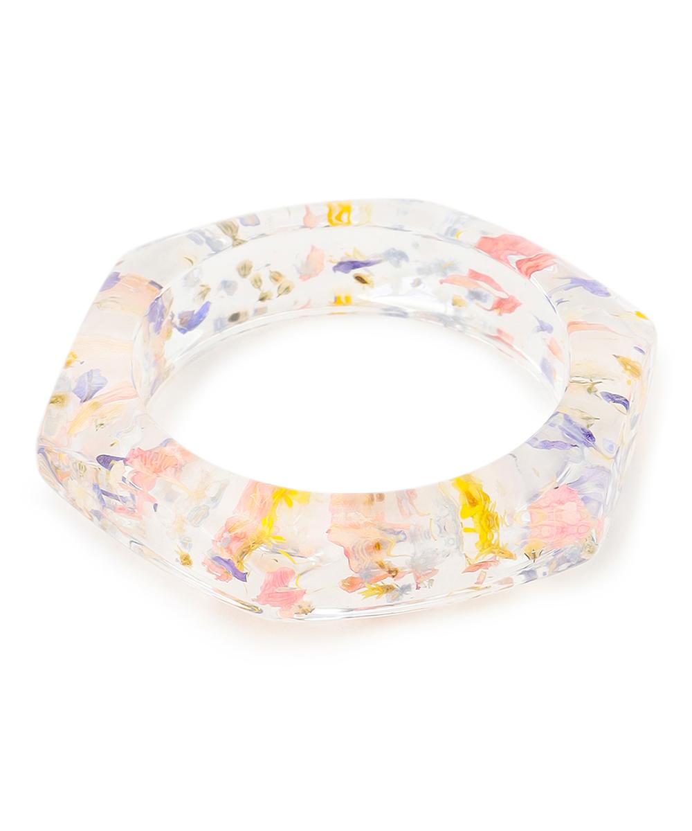 HEXAGON BANGLE CLEAR