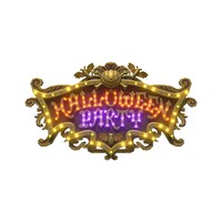 「ハロウィンリビングセット」の「ハロウィンの看板」。