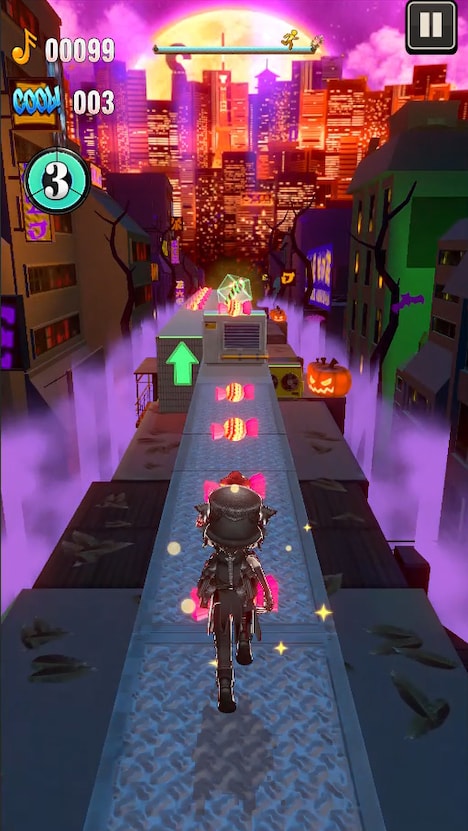 「HYDE RUN」ゲーム画面