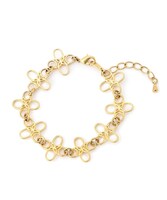 LOGO CHARM BRACELET GOLD