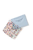【SEDUM】T-SHIRT IN FLOWER POUCH BLUE