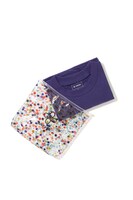 【SEDUM】T-SHIRT IN FLOWER POUCH PURPLE