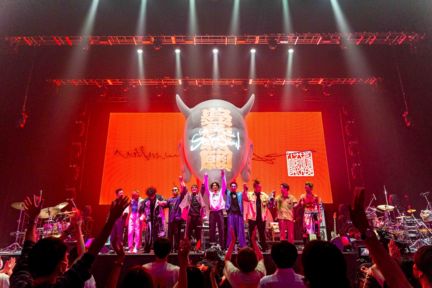 「millennium parade Live 2021 "THE MILLENNIUM PARADE"」の様子。