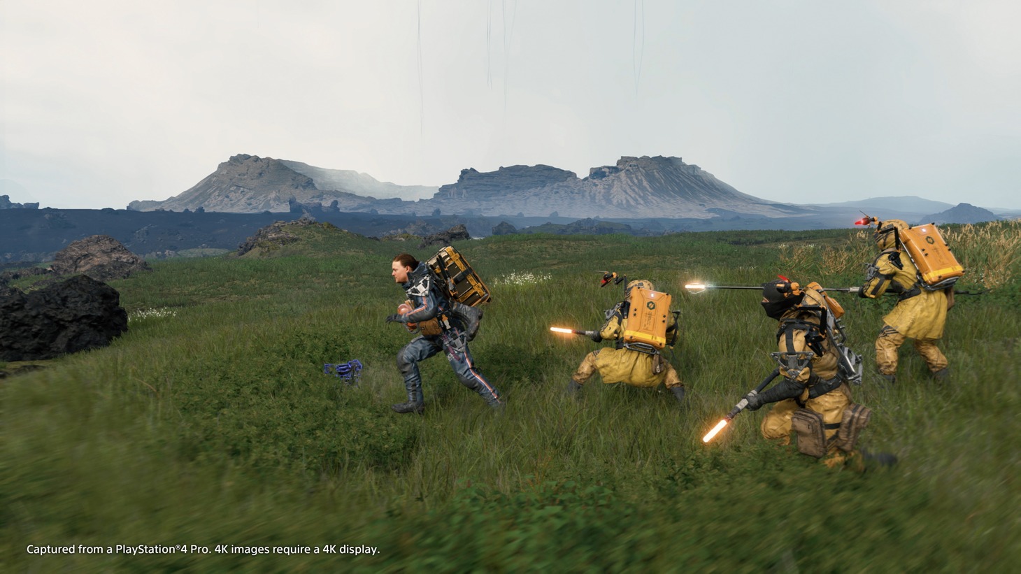 「DEATH STRANDING」ゲーム画面 (c)2019 Sony Interactive Entertainment Inc. Created and developed by KOJIMA PRODUCTIONS.