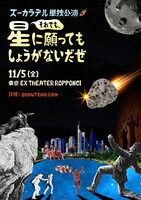 ズーカラデル単独公演「それでも、星に願ってもしょうがないだぜ」フライヤー