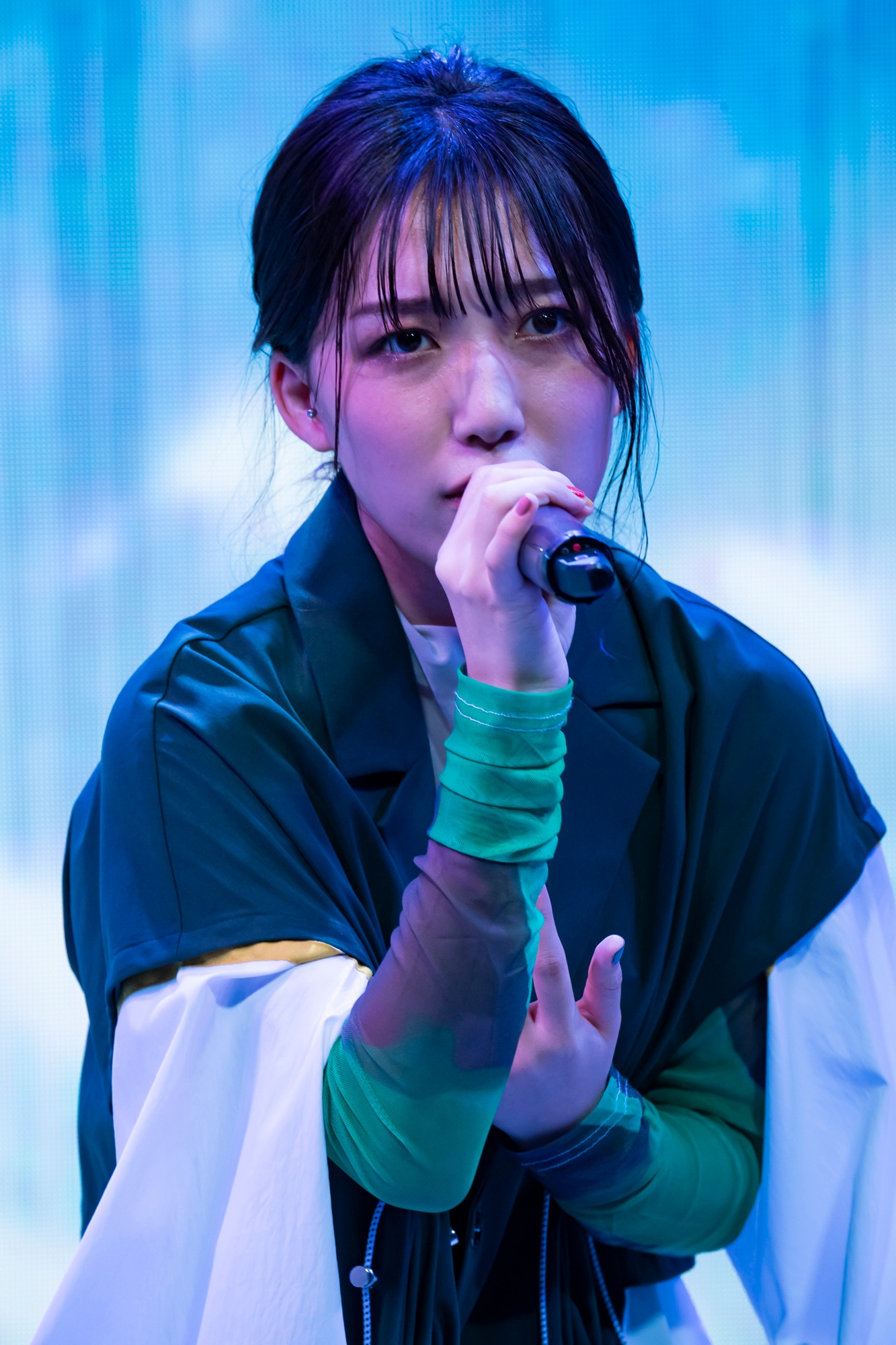 宮川愛李「月がよくみえる」の模様。（撮影：達川範一）