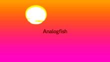 Analogfish「Is It Too Late?」リリックビデオのサムネイル。