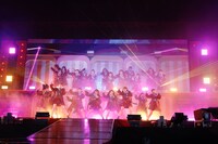 永田詩央里のセンター曲「ワタシアクセント」を初披露する≠ME。(c)YOANI