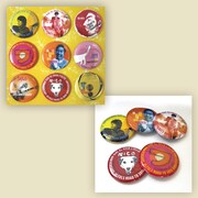 ウルフルズ「フル盤」“road to 30th”プレミアムセットに付属する缶バッジ。