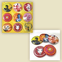 ウルフルズ「フル盤」“road to 30th”プレミアムセットに付属する缶バッジ。