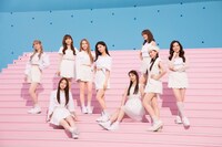 「ALFACE+×NiziU お肌のステップアップ編」撮影中のNiziU。