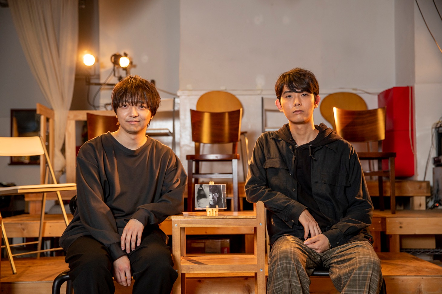 左から三浦大知、折坂悠太。（撮影：柴田恵理）