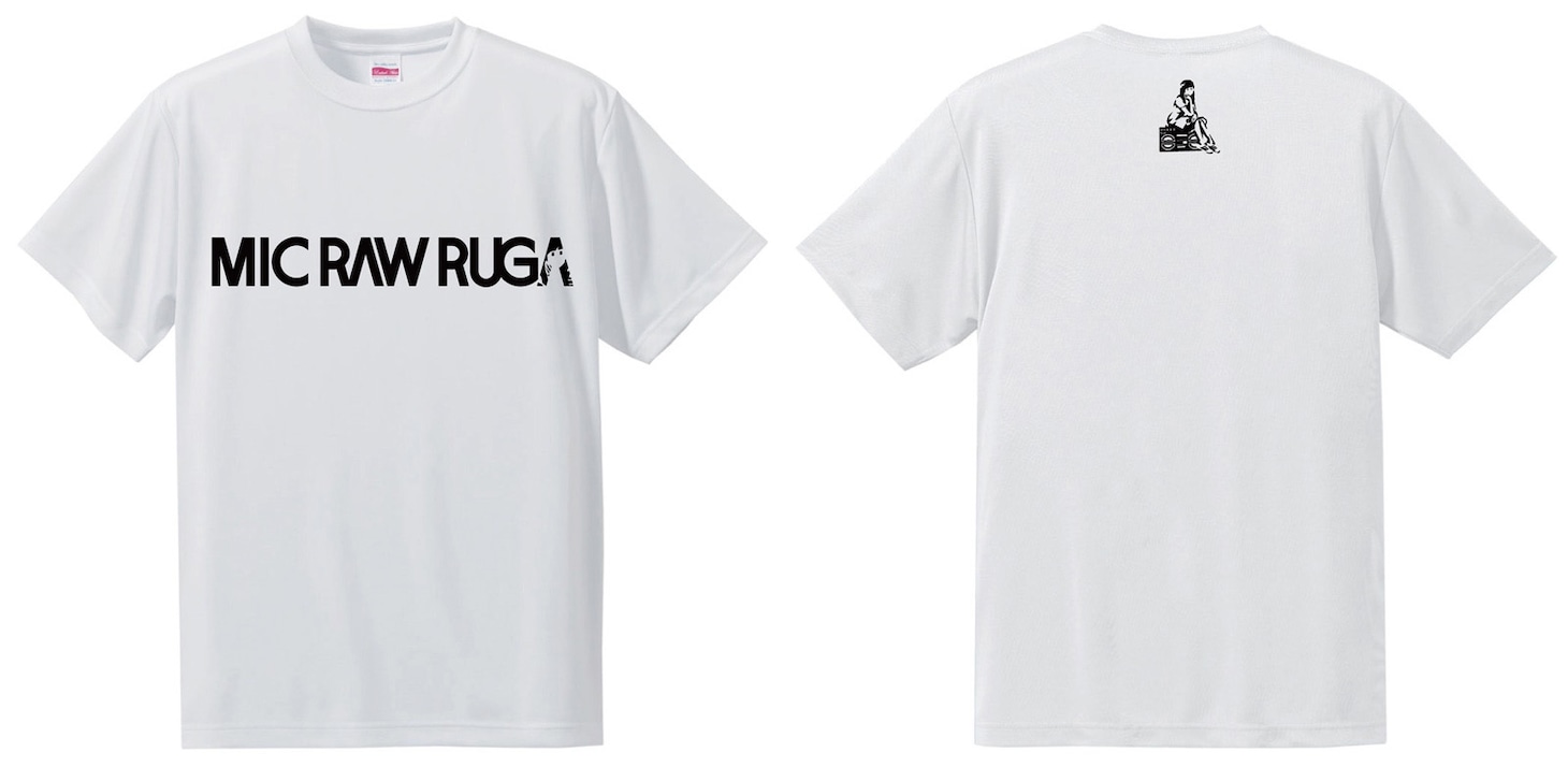 MIC RAW RUGA(laboratory) ロゴTシャツ