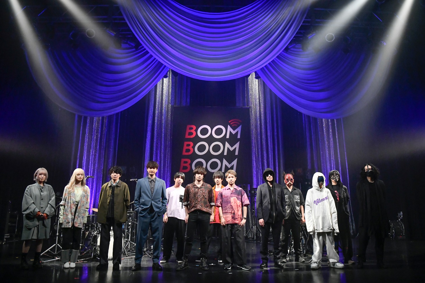 「BOOM BOOM BOOM LIVE vol.3」出演者（Photo by AZUSA TAKADA）