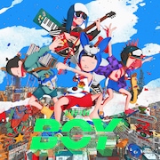 King Gnu「BOY」初回限定盤ジャケット
