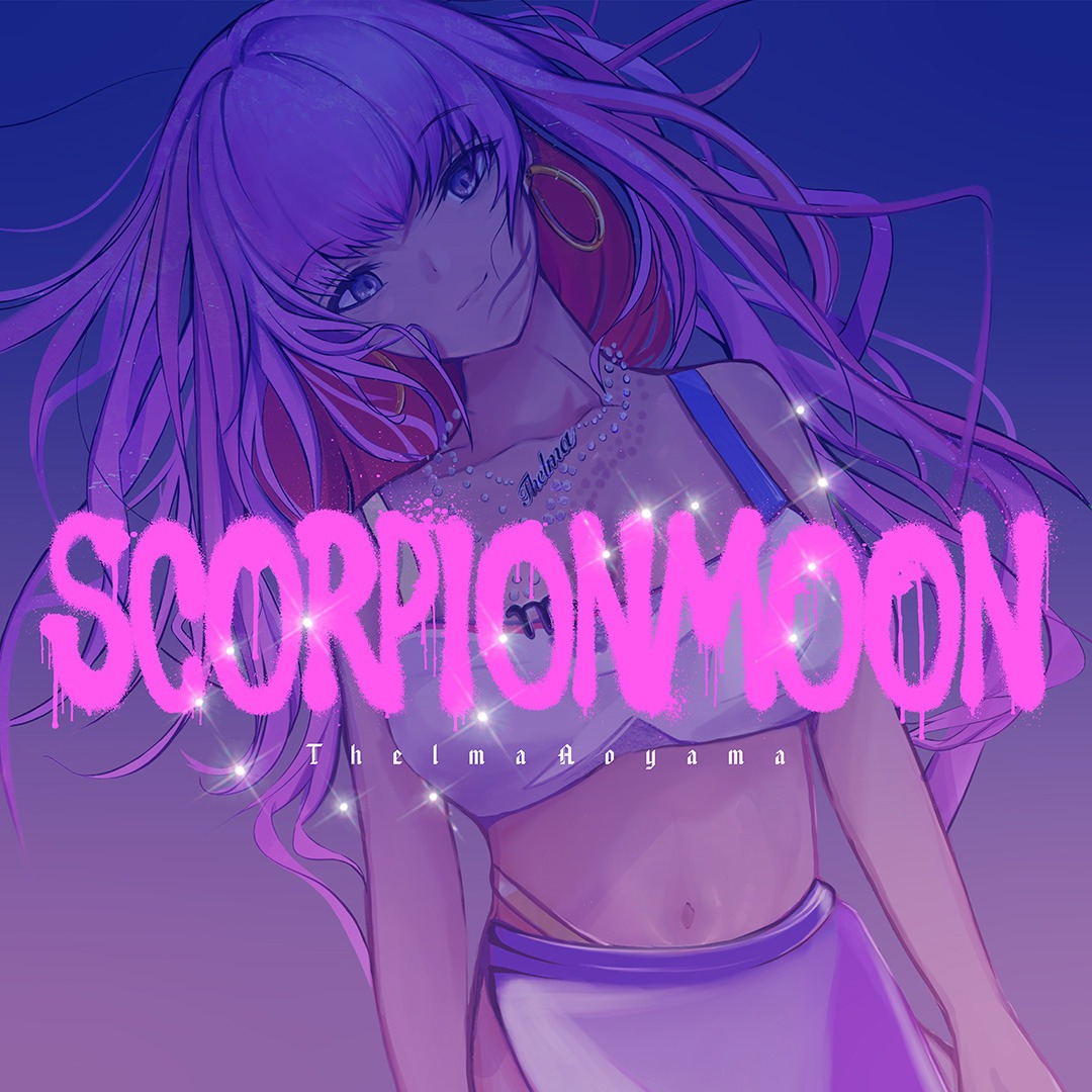 青山テルマ「Scorpion Moon」初回限定盤ジャケット