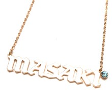 atmos pink×学芸大青春コラボネームネックレス