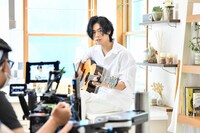 「『#センタク』プロジェクト」CMのメイキング。