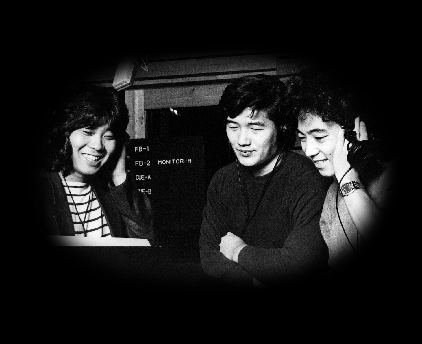 左から杉真理、大滝詠一、佐野元春。