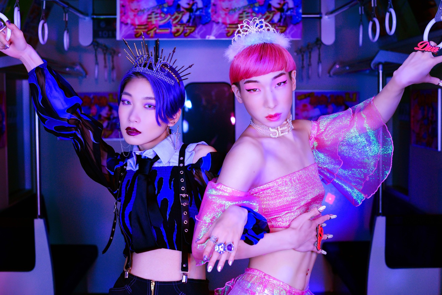 左から田島ハルコ、ゆっきゅん。