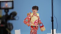 Web動画「HappyBirthday 七五三のうた」メイキングより。