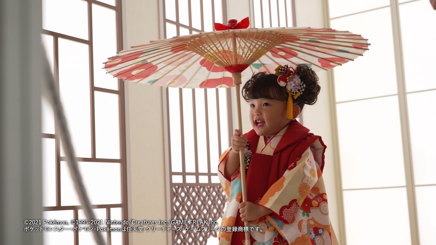 Web動画「HappyBirthday 七五三のうた」メイキングより。