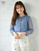 「NAILEX」12月号より、本村碧唯（HKT48）。