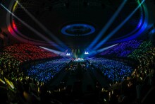 日向坂46「全国おひさま化計画 2021」の様子。（撮影：上山陽介）