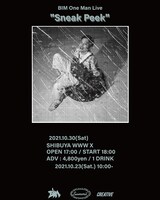 「BIM One Man Live ''Sneak Peek''」フライヤー