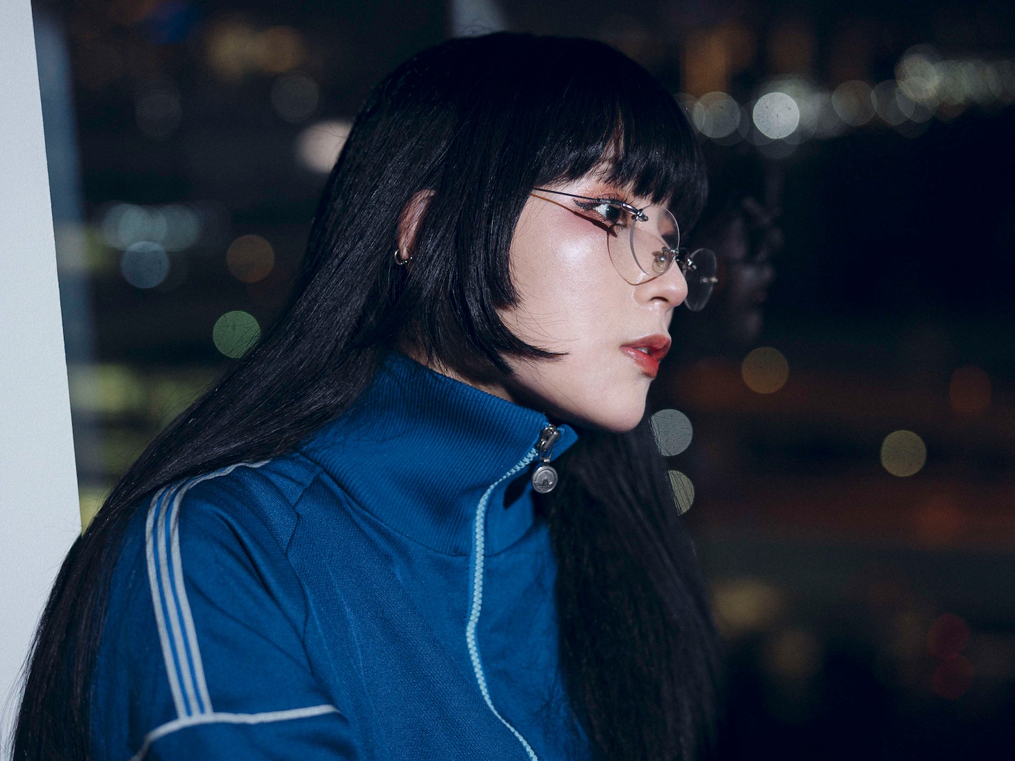 「あの夜」より、Daokoの誌面カット。