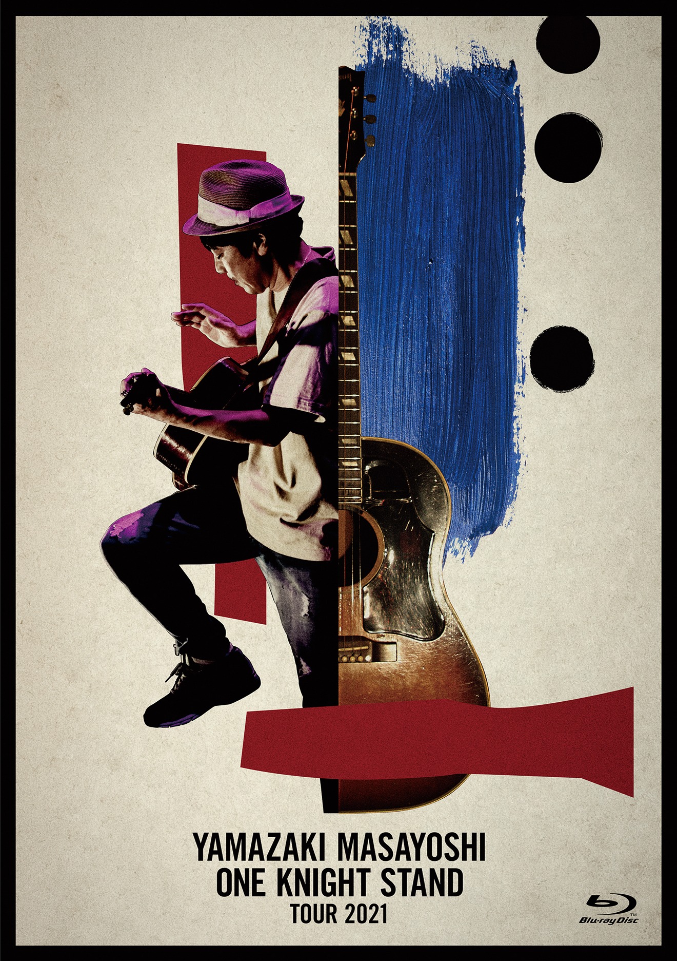 山崎まさよし「YAMAZAKI MASAYOSHI"ONE KNIGHT STAND TOUR 2021"」Blu-rayジャケット