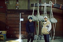 左から中務裕太（GENERATIONS from EXILE TRIBE）、橘ケンチ（EXILE、EXILE THE SECOND）。