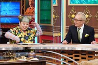 左から渡辺直美、所ジョージ。 (c)日本テレビ