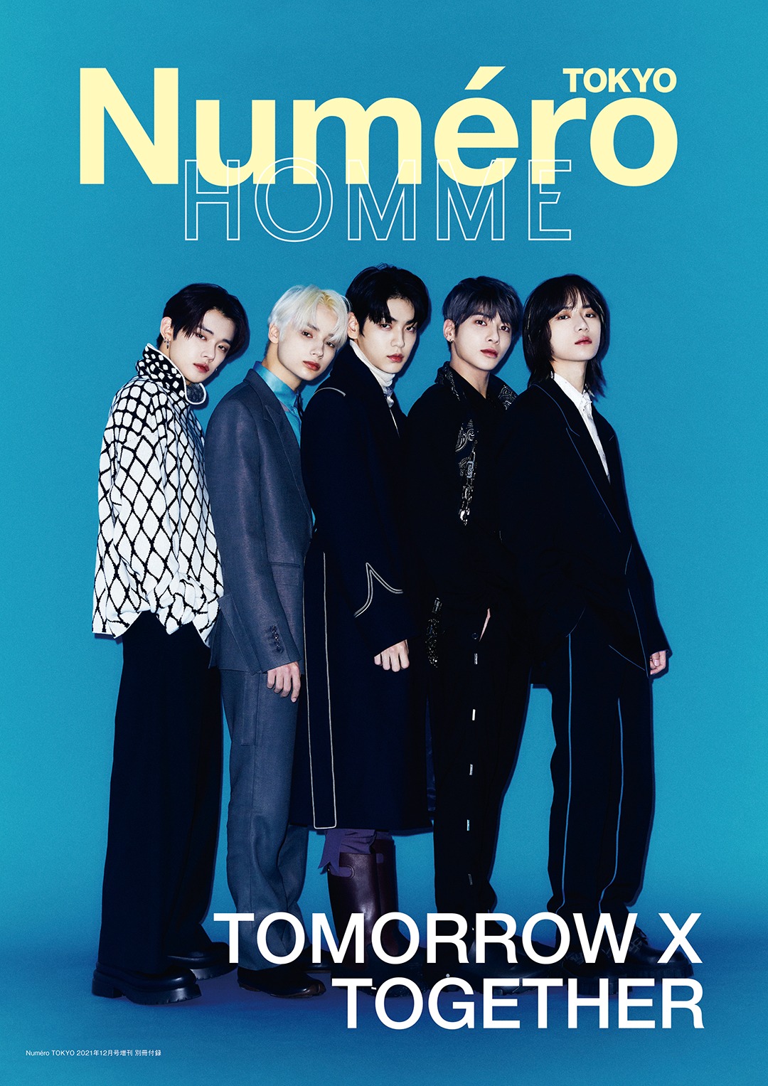 「ヌメロ・トウキョウ（Numero TOKYO）」12月号特装版よりTOMORROW X TOGETHER。