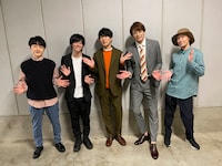 左から金澤ダイスケ、櫻井海音、山内総一郎、東啓介、加藤慎一。