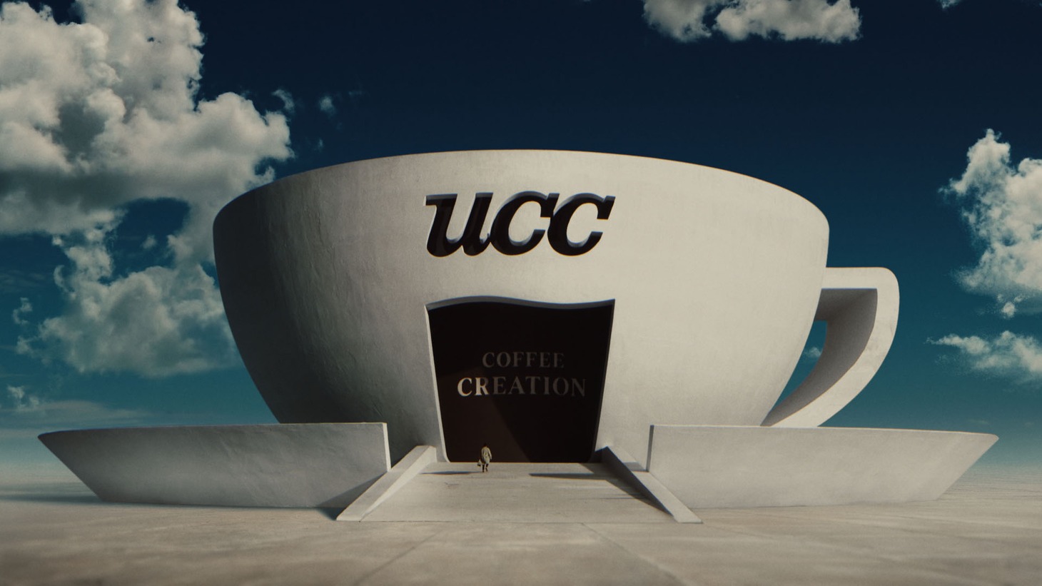 UCCのテレビCM「COFFEE CREATION コンセプト編」より。