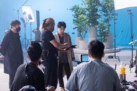 UCCのテレビCM「COFFEE CREATION コンセプト編」のメイキング写真。