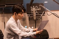 UCCのテレビCM「COFFEE CREATION コンセプト編」のメイキング写真。