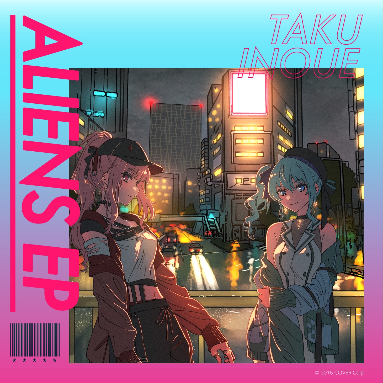 TAKU INOUE「ALIENS EP」初回限定盤ジャケット