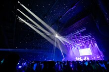 ウォルピスカーター「ハイトーン刑務所 ～LIVEでキーを下げただけなのに～」の様子。（撮影：古谷亜砂）