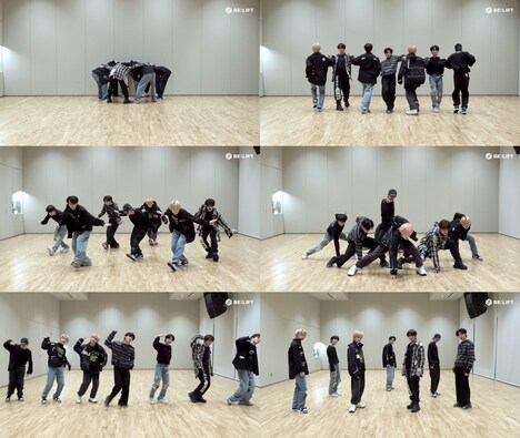 ENHYPEN「Tamed-Dashed」ダンスプラクティスビデオより。(p)&(c)BELIFT LAB