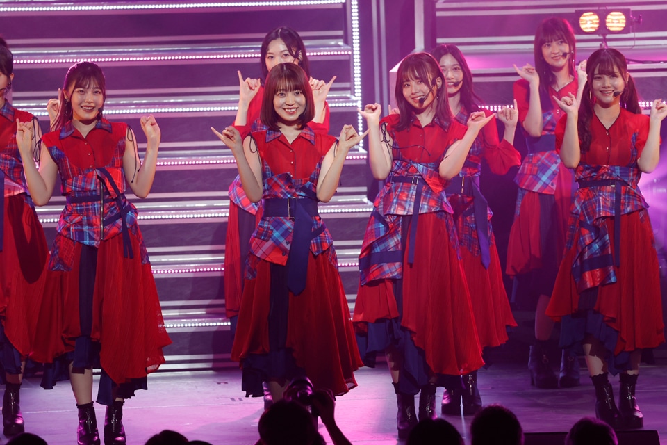 「乃木坂46 28thSG アンダーライブ」の様子。