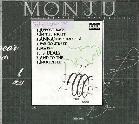 MONJU「Proof Of Magnetic Field」ジャケット