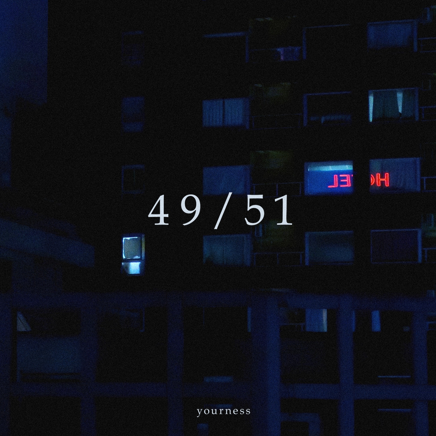 ユアネス「49/51 （feat. nemoi）」配信ジャケット