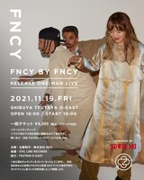 「『FNCY BY FNCY』Release ワンマンLIVE!!!」告知ビジュアル